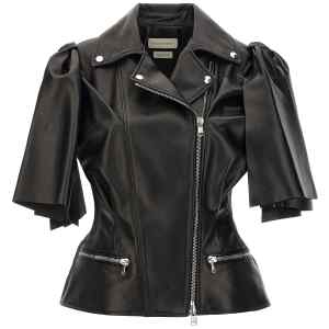 Alexander McQueen Bow Knot Biker Vest