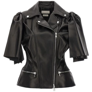Alexander McQueen Bow Knot Biker Vest