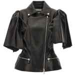 Alexander McQueen Bow Knot Biker Vest
