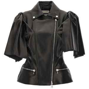 Alexander McQueen Bow Knot Biker Vest