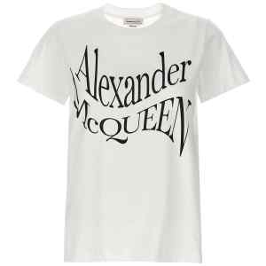 Alexander McQueen Mcqueen Logo Print T-shirt