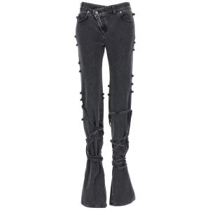 Alexander McQueen Jeans Asymmetric Closure
