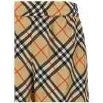 Burberry Check Silk Bermuda Shorts