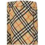 Burberry Check Silk Bermuda Shorts