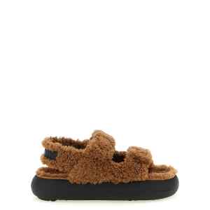 Moon Boot Shearling Sandals