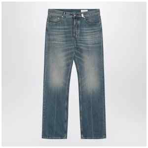 Alexander McQueen Faded blue jeans