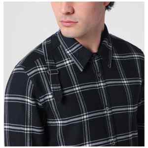 Alexander McQueen Cotton flannel checkered shirt