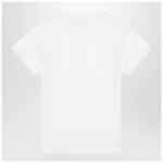 Alexander McQueen White T-shirt with Skull embroidery