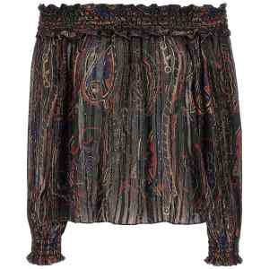 Saint Laurent Smock Stitch Blouse