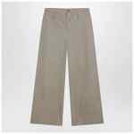 Alexander McQueen Beige cotton gabardine chino pants
