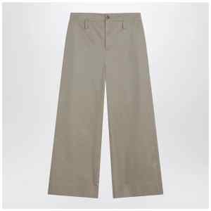 Alexander McQueen Beige cotton gabardine chino pants
