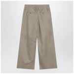 Alexander McQueen Beige cotton gabardine chino pants