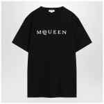 Alexander McQueen Black cotton jersey t-shirt