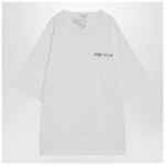 Alexander McQueen White oversized t-shirt with logo