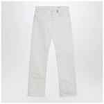 Alexander McQueen White denim trousers