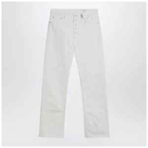 Alexander McQueen White denim trousers