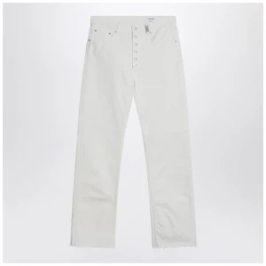 Alexander McQueen White denim trousers