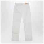 Alexander McQueen White denim trousers