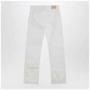 Alexander McQueen White denim trousers