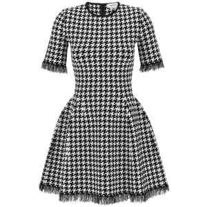 Alexander McQueen Mcqueen Houndstooth Dress