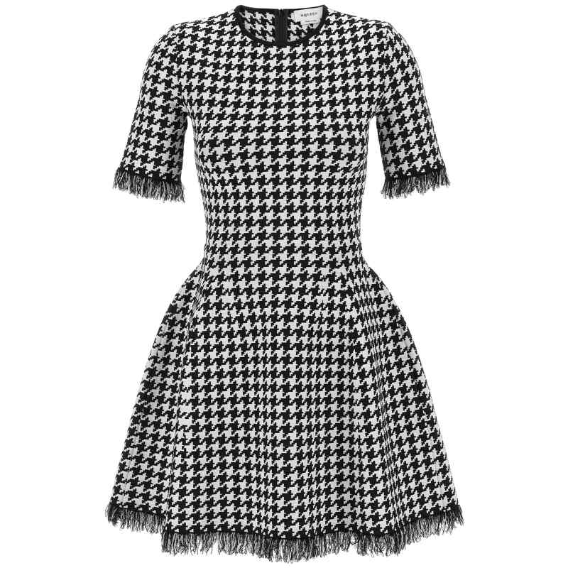 Alexander McQueen Houndstooth Dress