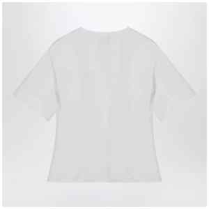 Alexander McQueen White corset shirt in poplin