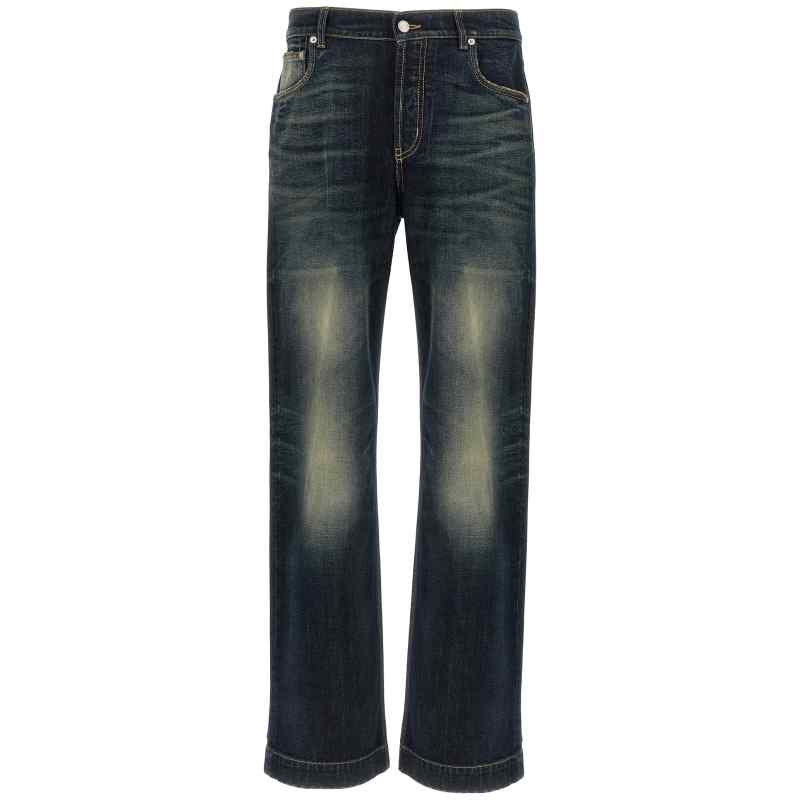 Alexander McQueen Wide Leg Jeans