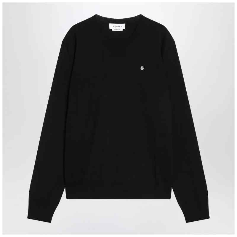 Alexander McQueen Sweater black in wool