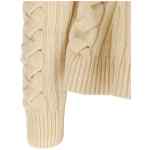 Alexander McQueen Peplum Cable Sweater