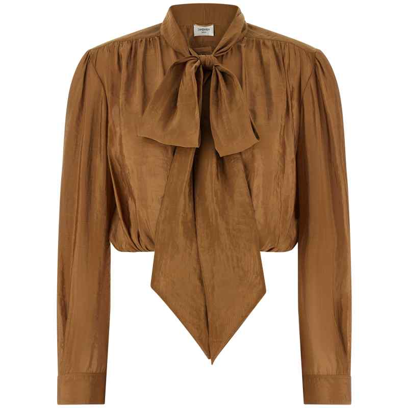 Saint Laurent Lavallière Neck Blouse Saint Laurent Lavallière Neck Blouse