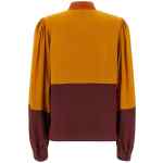 Saint Laurent Color-block Blouse