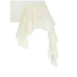 Alexander McQueen Silk Ruffle Tank Top