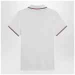 Moncler White short-sleeve polo shirt