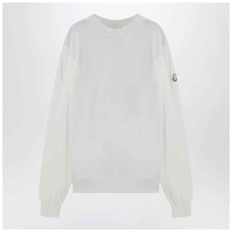 Moncler x Mercedes-Benz by Nigo White jumper with logo print