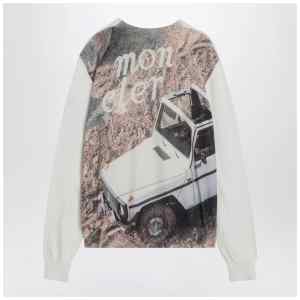 Moncler x Mercedes-Benz by Nigo White jumper with logo print