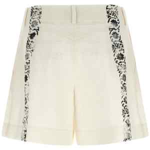 Alberta Ferretti Fortuny Linen Shorts