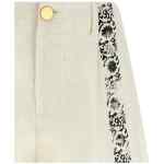 Alberta Ferretti Fortuny Linen Shorts