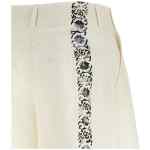 Alberta Ferretti Fortuny Linen Shorts