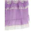 Alberta Ferretti Flounces And Lace Top