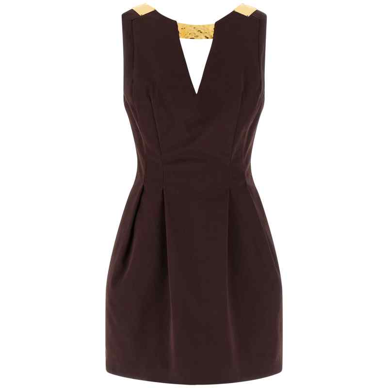 AB85661E2644_01_M_2025-12-17T09-16-22.226Z-2 Elisabetta Franchi Metal Plaque Dress