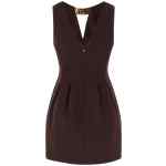 Elisabetta Franchi Metal Plaque Dress