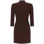 Elisabetta Franchi Logo Dress With Elastic Bands