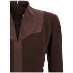 Elisabetta Franchi Logo Dress With Elastic Bands