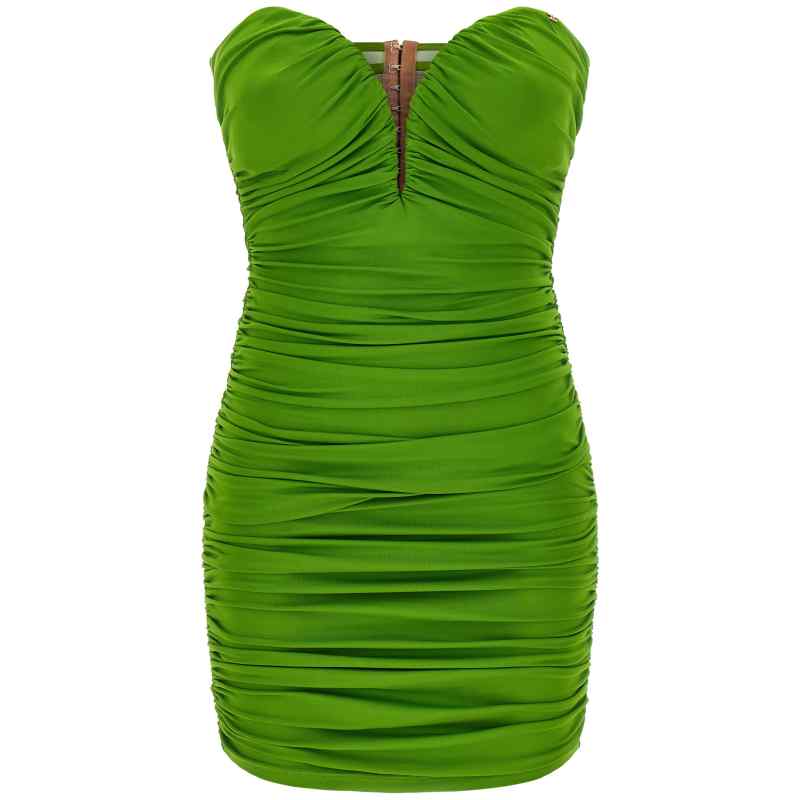 Elisabetta Franchi Heart-shaped Neckline Dress Elisabetta Franchi Heart-shaped Neckline Dress