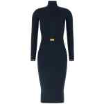 Elisabetta Franchi Logo Belt Dress
