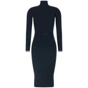 Elisabetta Franchi Logo Belt Dress