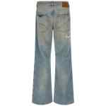 Amiri Checkered Repair Bootcut Jeans