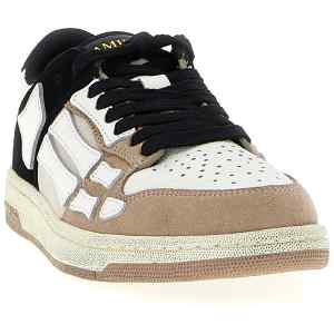 Amiri Distressed Skel Top Low Sneakers