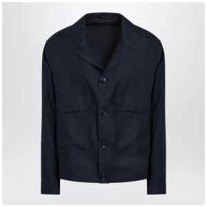 Tagliatore Blue linen jacket