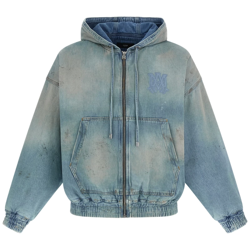 Amiri Ma Denim Hoodie
